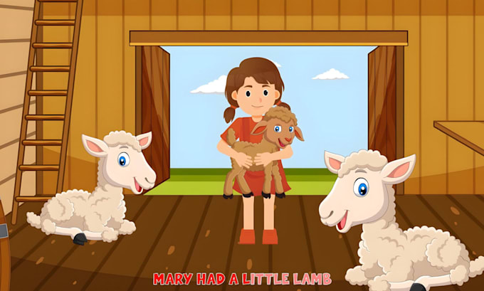 Gig Preview - Awesome 2d animation and nursery rhymes for kids