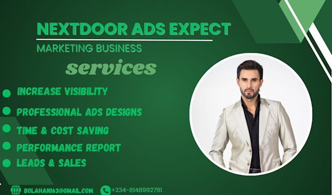 Gig Preview - Create nextdoor ads leads conversion,nextdoor campaign