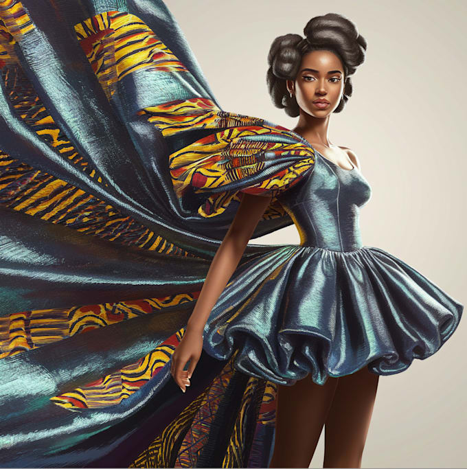 Bestseller - create custom ai art of african fashion and style