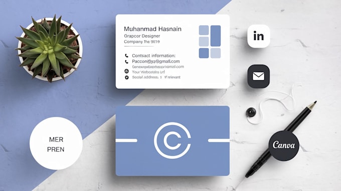 Gig Preview - Professional and custom business card design services