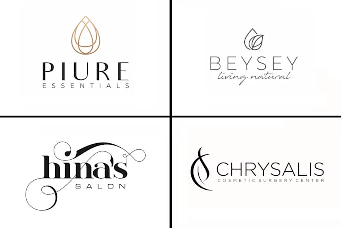 Gig Preview - Do design a unique skincare cosmetic and product logo design