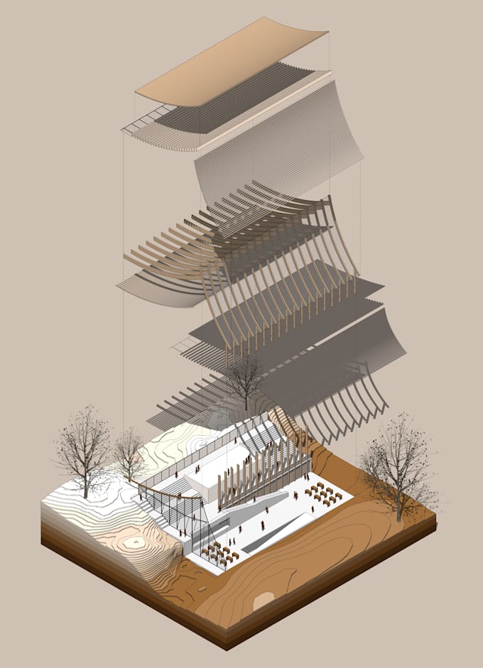 Bestseller - create your isometric exploded view or construction detail