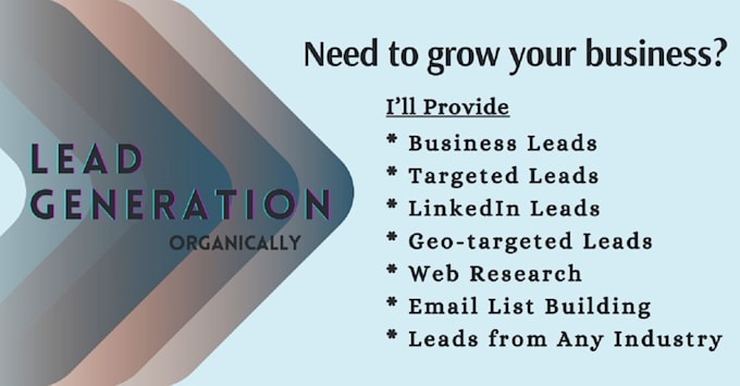 Gig Preview - Create targeted email lists for lead generation