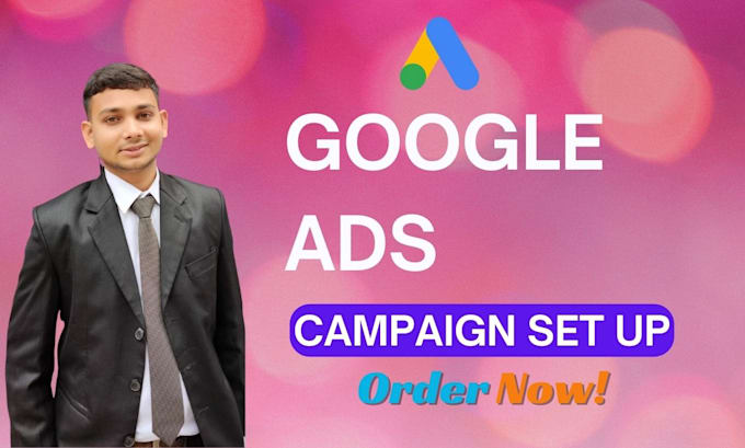 Gig Preview - Setup google ads adwords PPC campaign