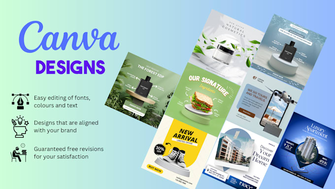 Gig Preview - Design posters, social media templates and more in canva