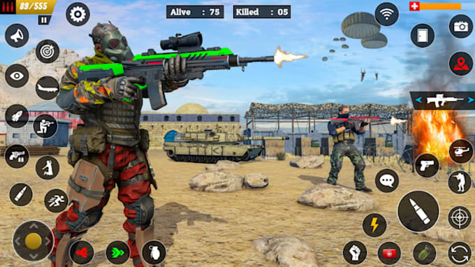 Bestseller - fix fps battle royale game,mmorpg game,ios,mobile multiplayer,xcode in unity,rpg