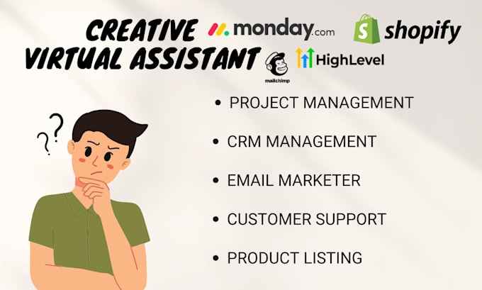 Gig Preview - Be your monday ghl email marketing customer support executive virtual assistant