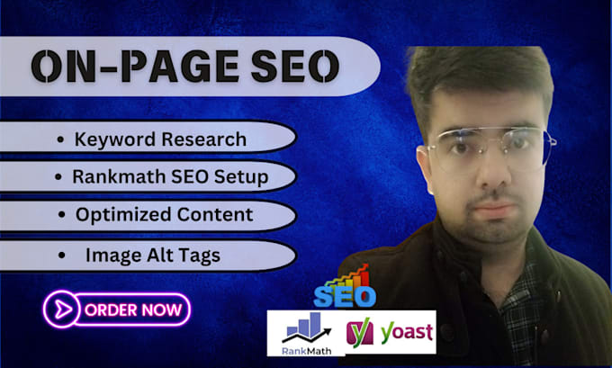 Gig Preview - Do on page, apply SEO strategies to optimize wordpress site