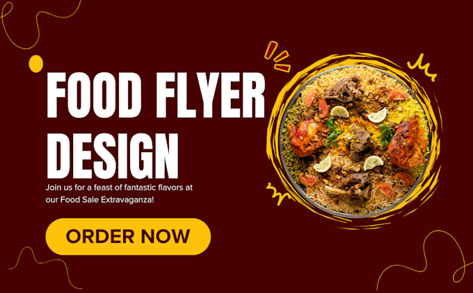 Gig Preview - Design food flyer, food menu, or food poster design