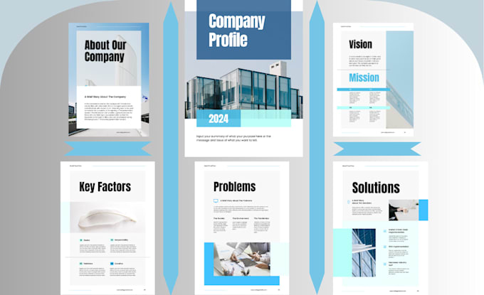 Gig Preview - Design company profile, brochure, proposal, annual report