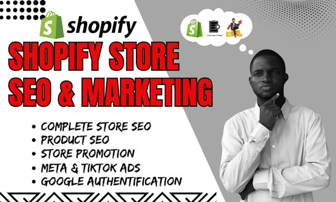 Gig Preview - Optimize your shopify store for SEO and boost your marketing strategy for cro