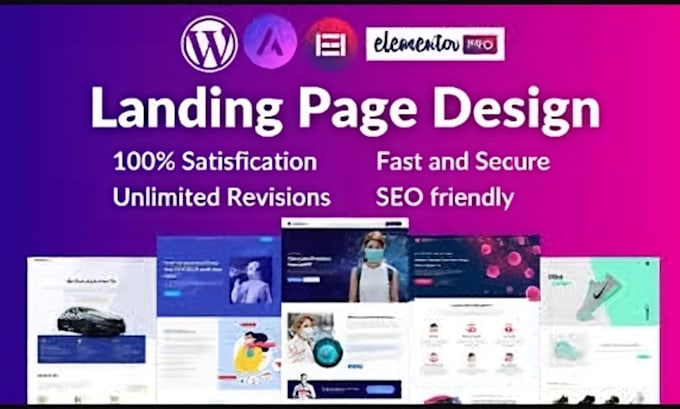 Gig Preview - Create responsive wordpress landing page,