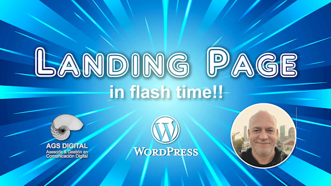 Gig Preview - Landing page in flash time