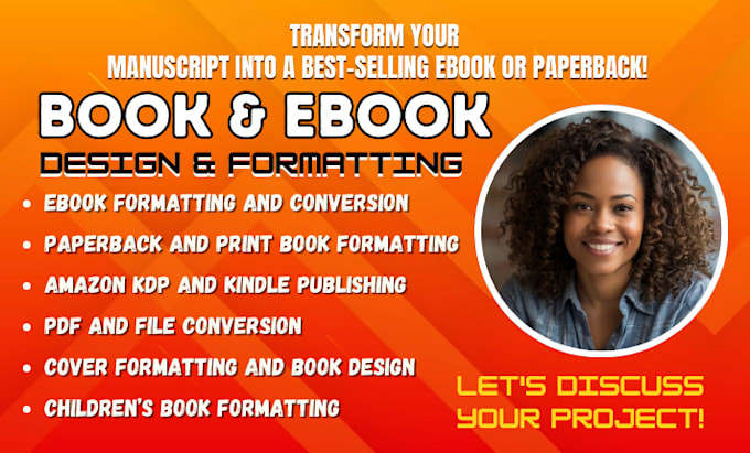 Gig Preview - Expertly format your 50k word book, ebook for kindle, paperback, amazon KDP