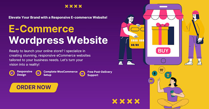 Gig Preview - Build a professional ecommerce wordpress website