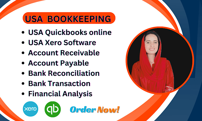 Gig Preview - Manage USA accounting receivable and payable in quickbooks