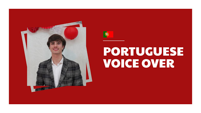 Gig Preview - Record a professional portuguese european voice over