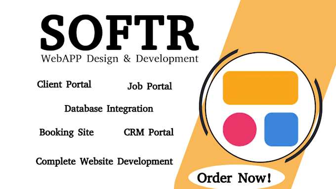 Gig Preview - Develop website, client portal, job board, tracking portal with softr web app