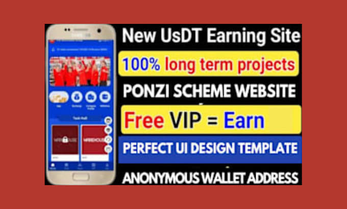 Gig Preview - Develop order grabbing ponzi scheme website