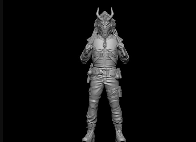 Gig Preview - Convert ztl to stl,2d character sketch into 3d print ready model,headbust,3d toy