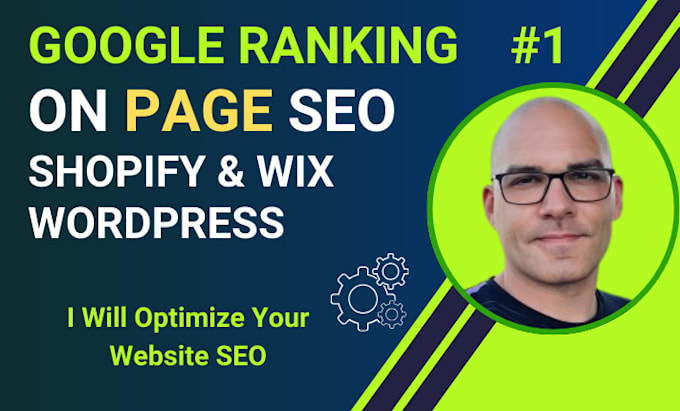 Gig Preview - Optimize website with onpage, off page SEO wordpress, shopify, wix for top rank