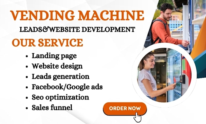 Gig Preview - Design vending machine website atm machine website on wordpress