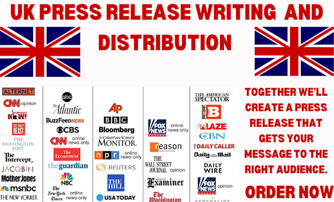 Gig Preview - Write and distribute UK press release to top UK media outlet