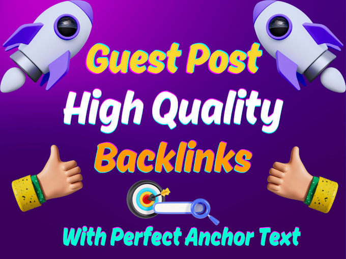 Gig Preview - Do premium guest posts on authority blogs