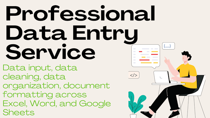 Gig Preview - Do fast and accurate data entry services