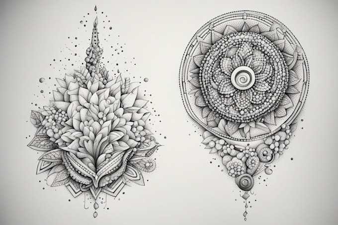 Gig Preview - Basic dotwork tattoo design for you