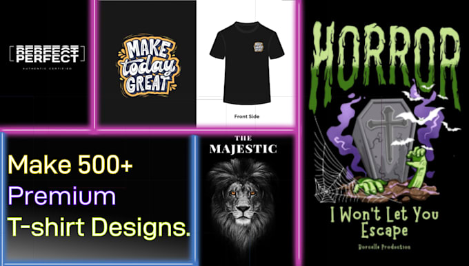 Gig Preview - Make tshirt designs for your bussiness