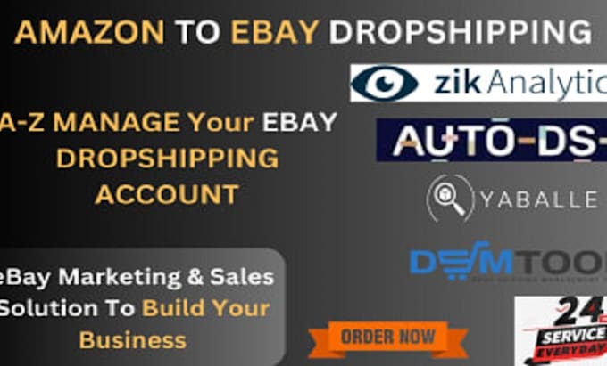 Gig Preview - Do amazon to ebay dropshipping