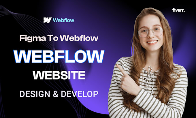 Gig Preview - Develop stunning webflow website, figma to webflow for your needs