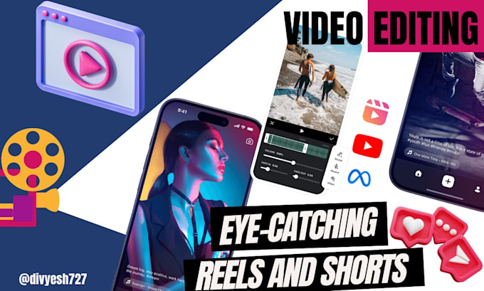 Gig Preview - Create high quality edits for instagram reels and youtube shorts