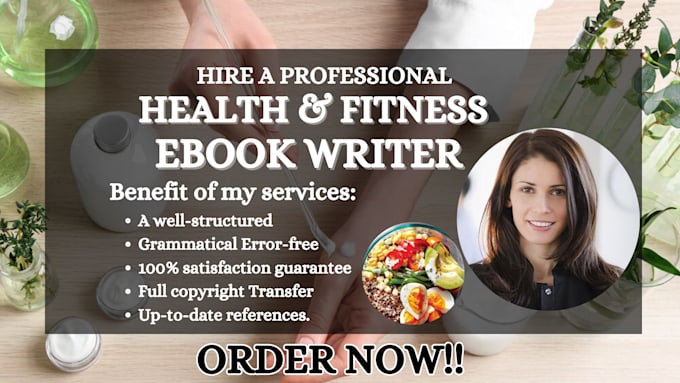 Gig Preview - Write health and fitness, medical ebook and books, lead magnet and ghostwriter