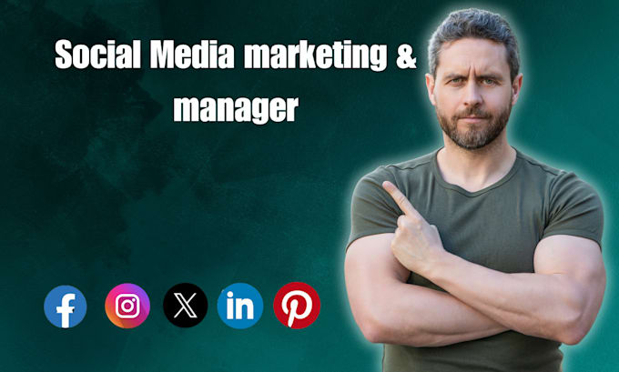 Gig Preview - Be your social media marketing manager expert