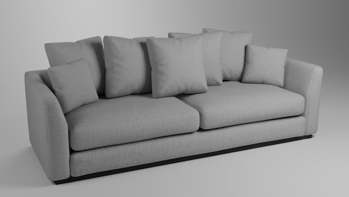 Gig Preview - 3d model and realistic render furniture