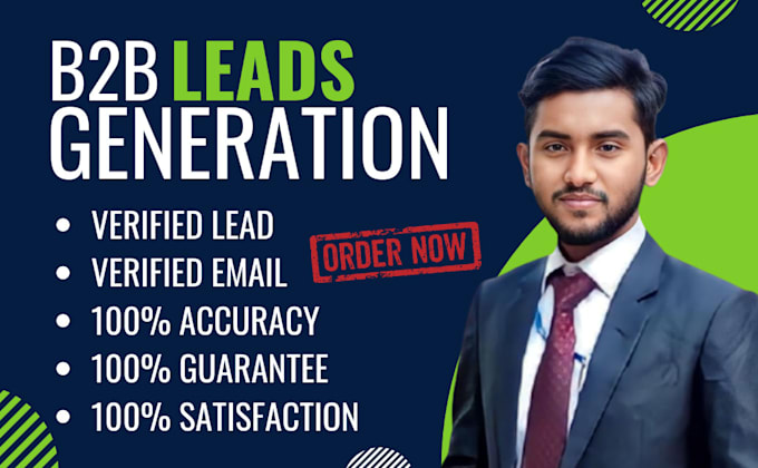 Gig Preview - B2b lead generation,data scraping,targeted b2b lead