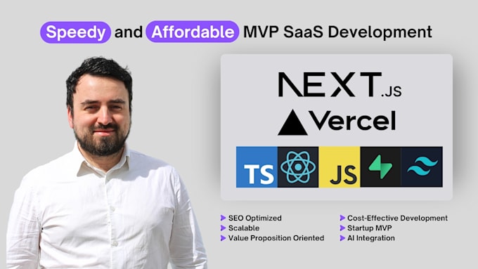 Gig Preview - Develop your saas mvp from idea to launch with business expertise