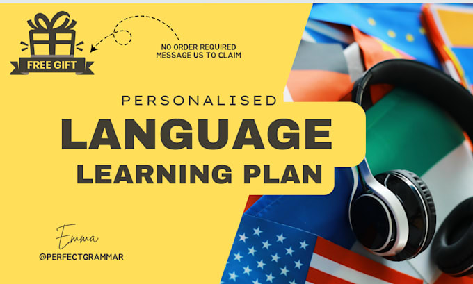 Gig Preview - Create a bespoke language learning plan tailored to you