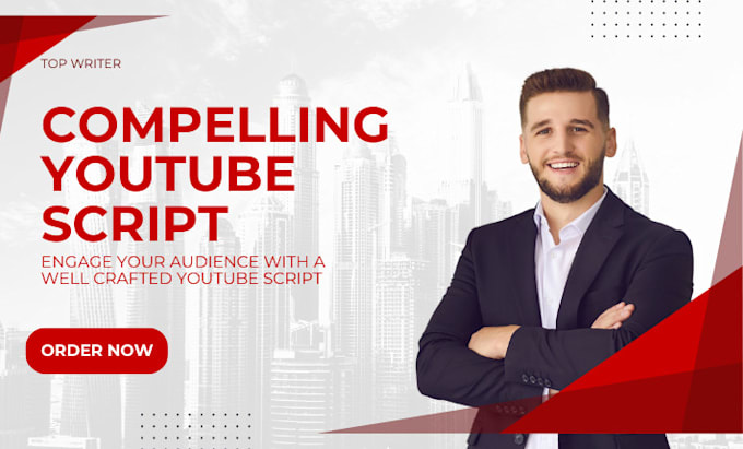 Gig Preview - Write an engaging youtube video script for your new channel