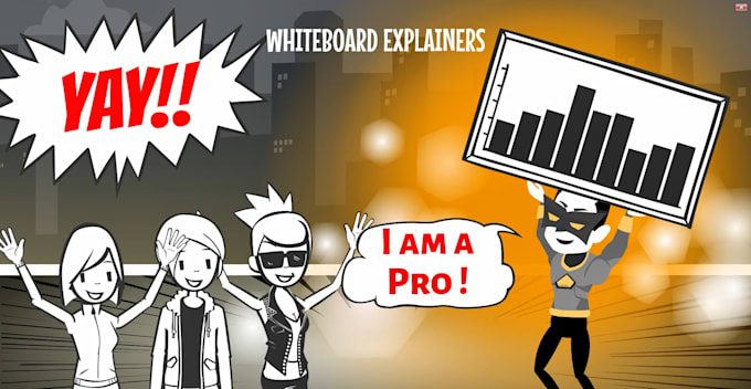 Gig Preview - Create 1 minute whiteboard animated explainer doodle video