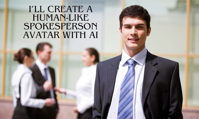 Gig Preview - Create an ai spokesperson video with a human like avatar