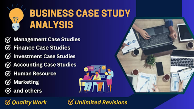 Gig Preview - Do business and management case study analysis