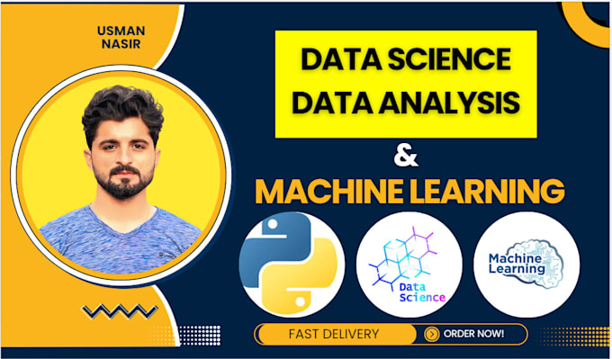 Gig Preview - Do data science, data analysis and machine learning projects in python