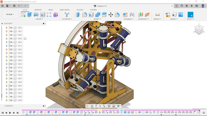 Gig Preview - Create 3d model on fusion 360