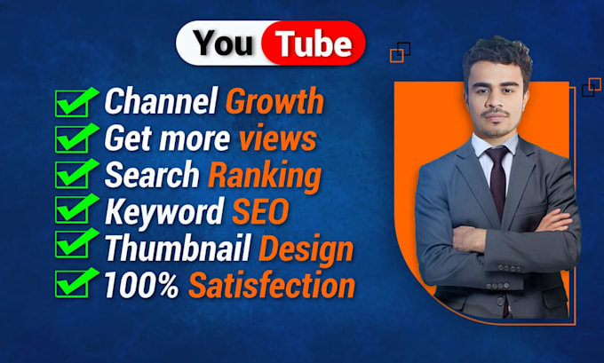 Gig Preview - Boost your youtube channel SEO optimization for more views  subscribers