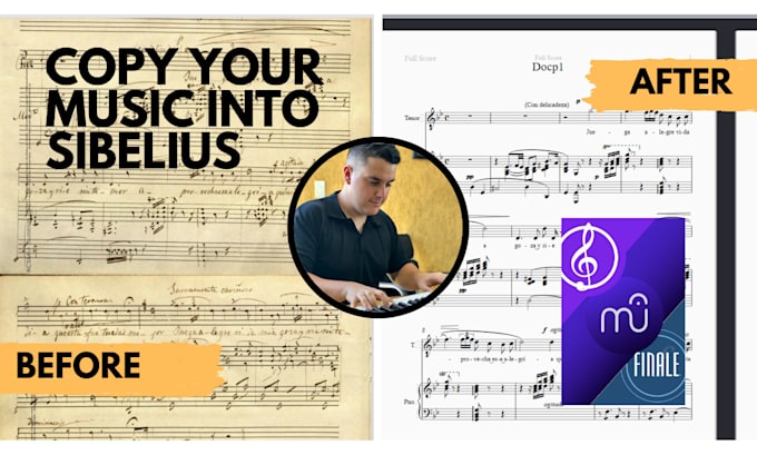 Gig Preview - Copy your sheet music scores into sibelius or musescore