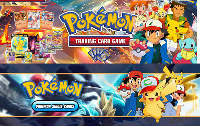 Gig Preview - Design pokemon shopify store trading cards website gift card game card store