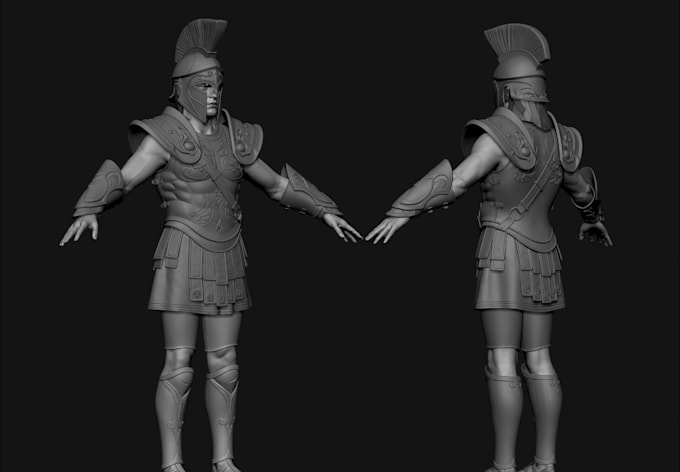 Gig Preview - Do 3d game character design, game asset 3d rigging, texturing in unreal engine